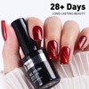 beautilux Red Cat Eye Gel Nail Polish, 1Pcs Red Cat