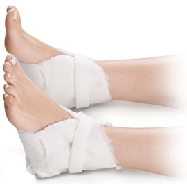 Medline Economy Heel Protectors with Hook-and-Loop Fasteners, Pressure Relief Cushions, 6 Pairs