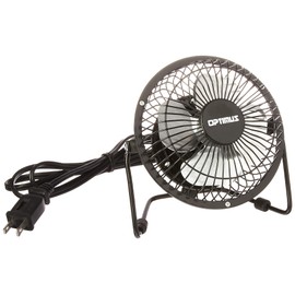 Optimus F-4040BK 4" Personal Metal Fan - Black