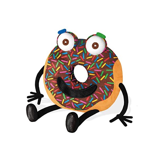 YOTTOY Contemporary Collection | Arnie The Doughnut Soft Stuffed Plush Toy – 7.5”