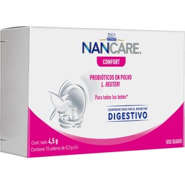 NANCARE Comfort Probióticos Infantiles en Polvo Caja con 15 Sobres