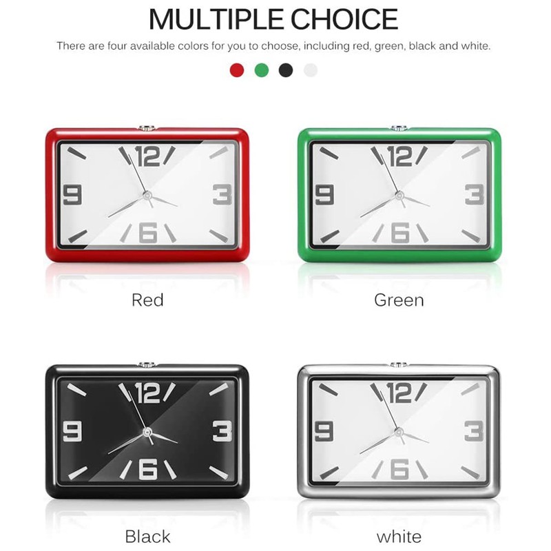 Car Clock Mini Automobiles Internal Stick On Digital Watch Auto