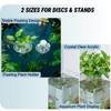 10 Pcs Creative Floating Floral Arrangement Holder,2pcs Aquarium Plant Holder