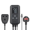 Digital Temperature Controller Simple Stage Thermostat Outlet Heating & Cooling