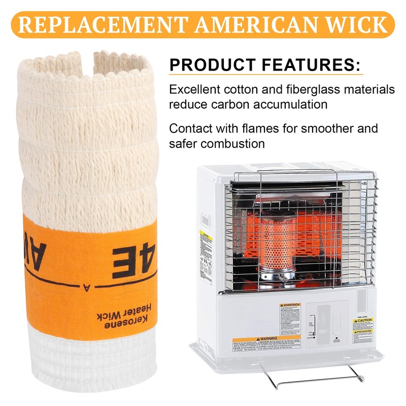 Kerosene Heater Wick AW4E Fits Sengoku Heater HMN-110 KeroHeat CTN-110