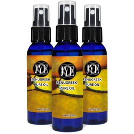 JYE Aceite de Fenogreco Natural Redondea tus curvas! Presentación 3 botellas de 60 ml cada una. Altamente hidratante, absorción inmediata. Reafirmante, masajes para aumento