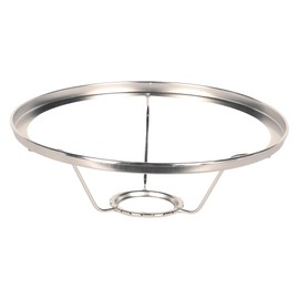 Aladdin Nickel Plated 10" Under Burner Shade Ring for Glass Shades