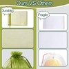 100 Large Fruit Protection Bags 7.9x11.8 Inch, Green Mesh Netting