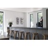 STAS Picture Hanging System: STAS prorail Flat White 200cm 78.75