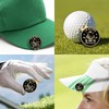GEYGIE I'm Retired Black Gold Golf Ball Marker with Magnetic