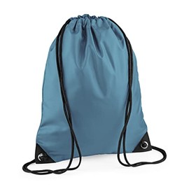 BagBase Unisex's BG010OCBL Premium Gymsac Bag, Ocean Blue, Medium