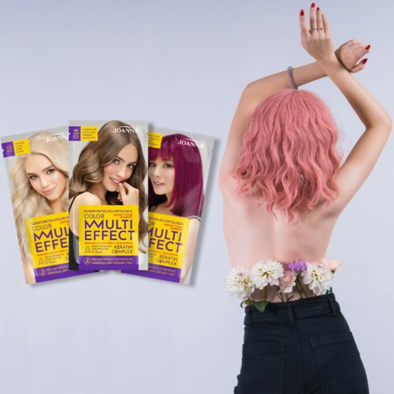 Joanna Multi Effect Tint Shampoo - Hair Dye Shampoo in