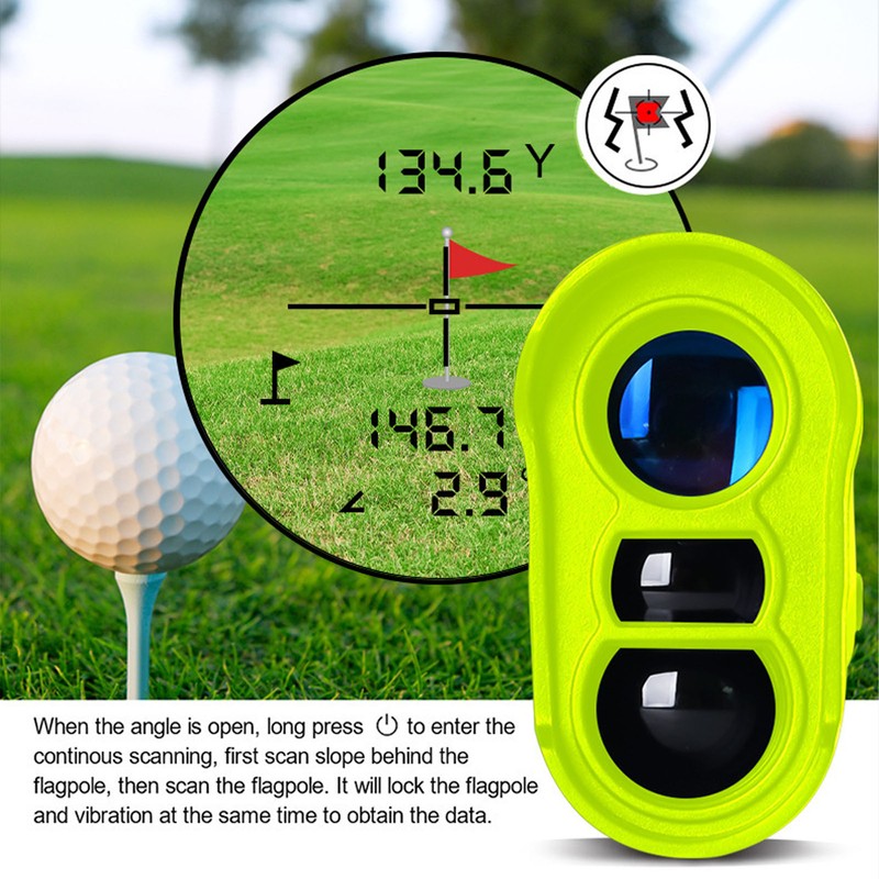Sport Laser Rangefinder 6.5X Magnification Multifunction Magnetic Infrared Golf Hunting