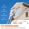 Happybuy Telescoping Ladder, 12.5 FT Aluminum Extension Ladder, 375 LBS