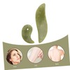 TOVINANNA 2pcs Jade Scraping Board Hand Made Jade Guasha Board