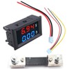 JacobsParts DC 100V 100A Voltmeter Ammeter Dual LED Display Panel