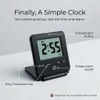 Digital Travel Alarm Clock - No Bells, No Whistles, Simple