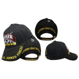 Trade Winds U.S. Army Ranger Lead The Way Armed Forces Black Hat Cap CP00135