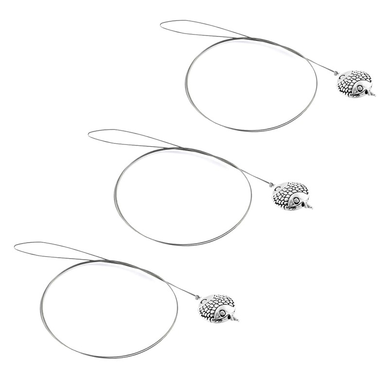 JNAWA 3 Pieces Nano Rings Loop Threader Tool Hair Extensions