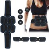 Abdominal Muscle Stimulator EMS Fitness Training Muscles Massage Sticker Blue