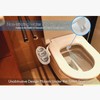 Serenelife Bathroom Bidet Seat Attachment - Fresh & Hot Water