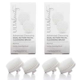 ULTA Beauty Advanced Cleansing Dual-Action Facial Cleansing Brush Set - 2 pack
