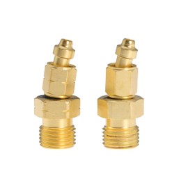 For Oxygen for Acetylene for Propane Welding Adaptors 3/8"-24 (A) Female x 9/16"-18 (B) Male 200 psi for A Size Torch and for A Size Regulator to B Size Hose Connect