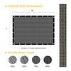 VICLLAX 90% Shade Cloth, 8x10FT Durable Black Mesh Trap with