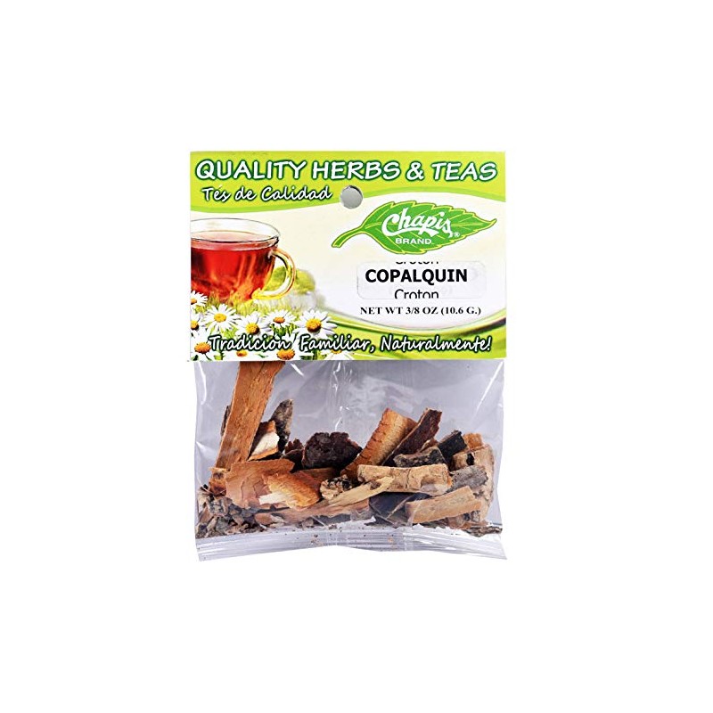 6 PIECES CHAPIS COPALQUIN NATURAL HERBS HIERBAS Net Wt. 3/8