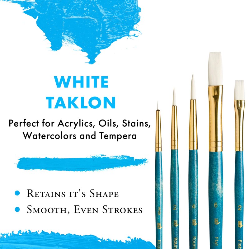 Princeton Real Value, Series 9100, Paint Brush Sets for Acrylic,