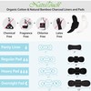 NATRATOUCH ~ COMPOSTABLE ~ Natural Bamboo Charcoal Regular Pads