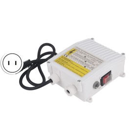 Control Box for Deep Well & Submersible Pumps - External Controller (1.5KW, 50uf, 13A, US Plug, 110V)