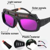 TEAMWILL Welding Goggles Mask Auto Darkening Glasses Resist Ultraviolet Eyes