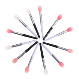 Beavorty 12Pcs Mini Makeup Brush Set Lipstick Applicator Brush for Travel Home Use Makeup Product