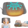 HMEEN 3 in 1 Neck Massager Pillow with Heat,Vibration &