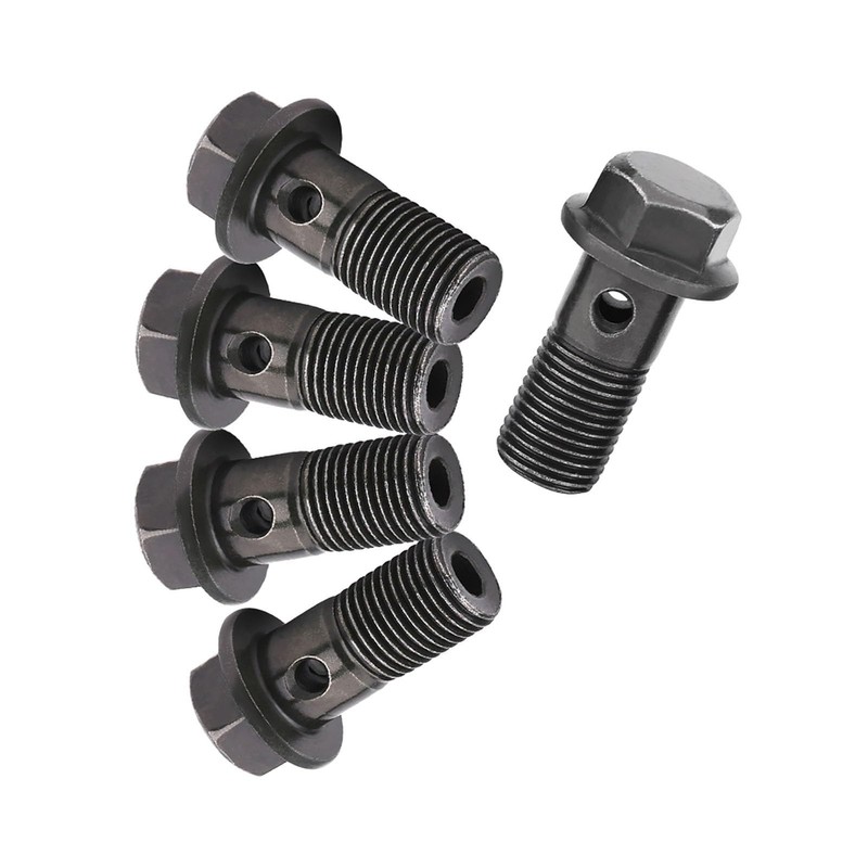 5pcs Motorcycle Banjo Bolts & Washers for Brake Caliper Master