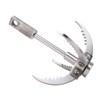 Outdoor Survival Hook Stainless Steel Foldable Climbing Grappling Hook for