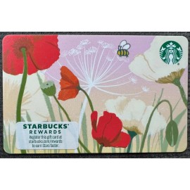 STARBUCKS CARD 2023 " SPRING FLOWERS " BRAND NEW    GREAT PRICE