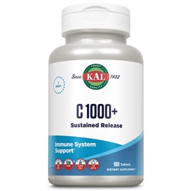 KAL C-1000 Plus Sustained Release Tablets, 1000 mg, 100 Count