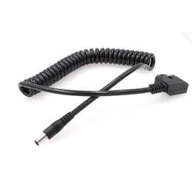 ZBLZGP Power Tap D Tap to 2.1 DC 12V Cable for KiPRO LCD Monitors Lectrosonic Atomos Shogun Inferno (Straight 2.1DC)