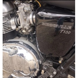 Skidlee Triumph Bonneville Motorcycle  Kit-2 Seat,2 Side Cover,2 License Plate, 1 Choke.