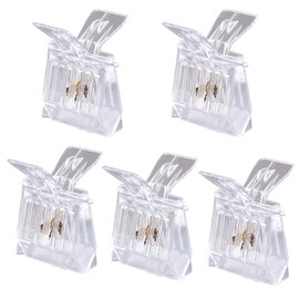 HunterBee 5 Pack Queen Bee Clip Queen Bee Marking Catcher Queen Clips for Bees Quee Bee Cage Trap Apiculture Beekeeping Tools