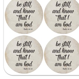 Be Still and Know That I am God Psalm Inspirational Christian Planner Calendar Scrapbooking Crafting Stickers