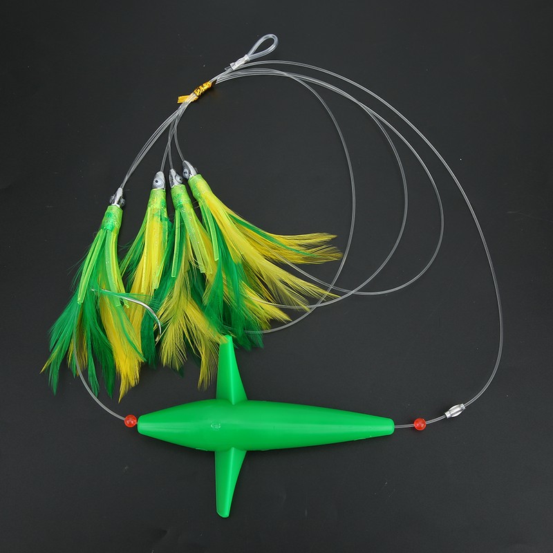 Schwertfisch Feather Tuna Artificial Fishing Lure Tease Accessories for Large