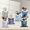 bvya Plush Lined Eyeglasses Holder Stand Glasses Protective Holder