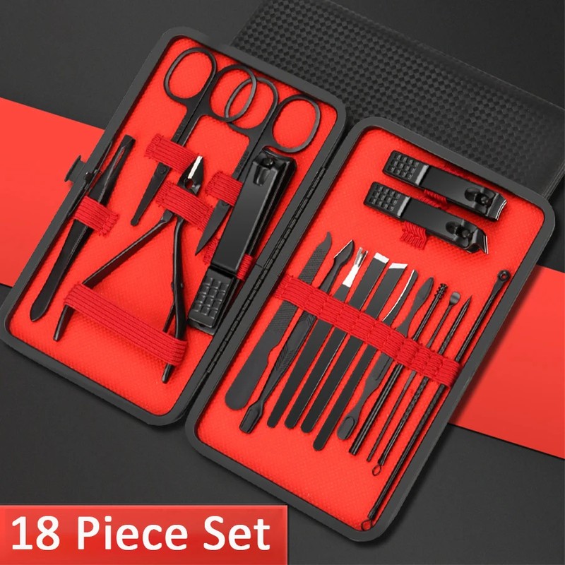 Professional Manicure & Pedicure Nail Care Set – Stainless Steel