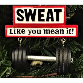 Liphontcta HL Party Sweat Like You Mean It Ornament Christmas Tree Decoration