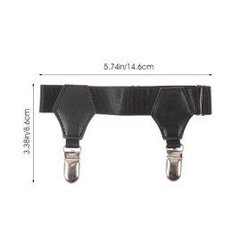 WRITWAA 2pcs Adjustable Sock Clips for Women, Non-Slip Sock Keepers Garter Straps, Ideal for Keeping Socks up during Sports and Daily Wear