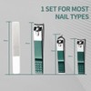Nail clippers set stainless steel nail cutter& sharp oblique toe