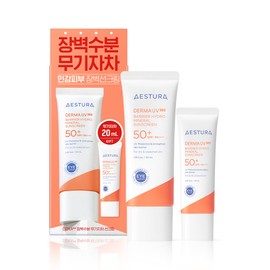 AESTURA Derma UV365 Barrier Hydro Mineral Sunscreen 40ml Set (+20ml) - [SET] Sunscreen 40ml (+20ml)